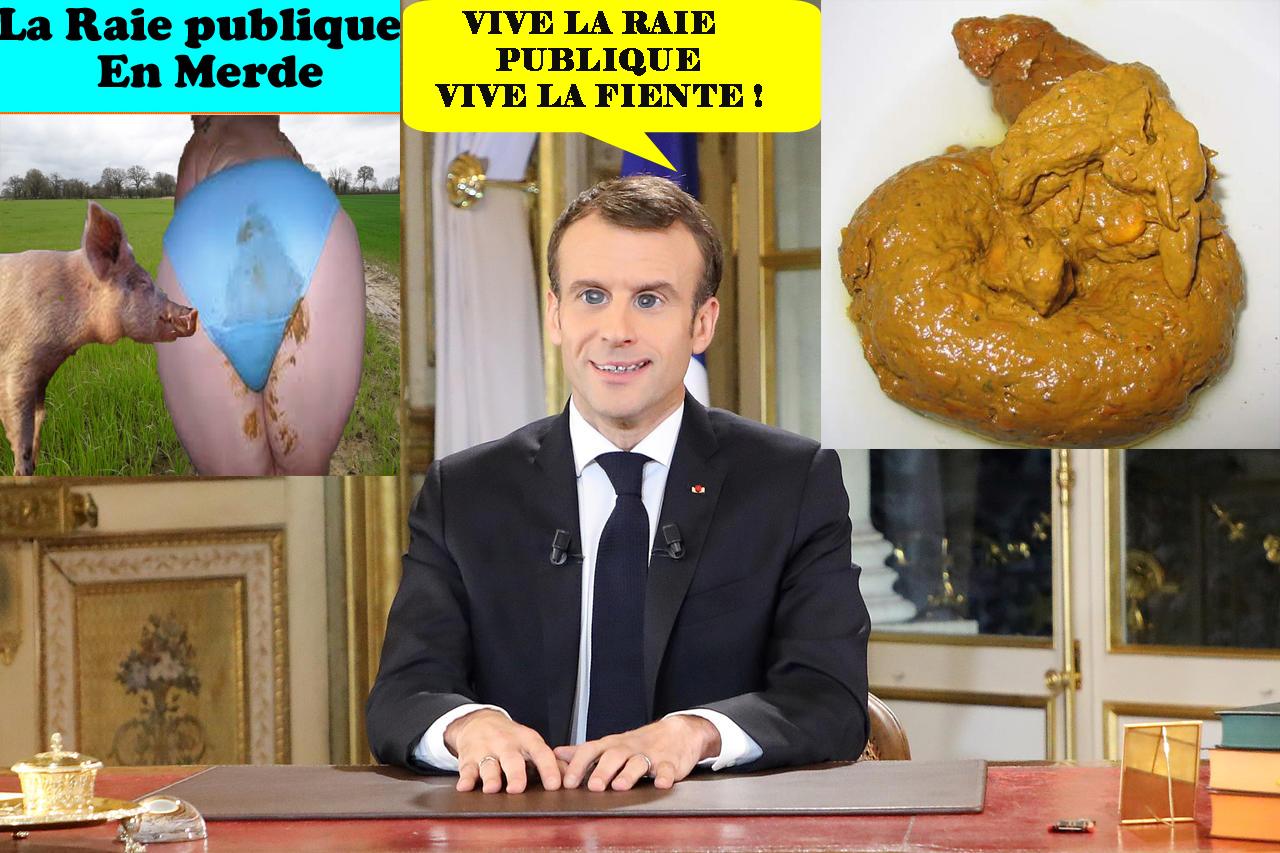 Macron elysee vive la fiente def